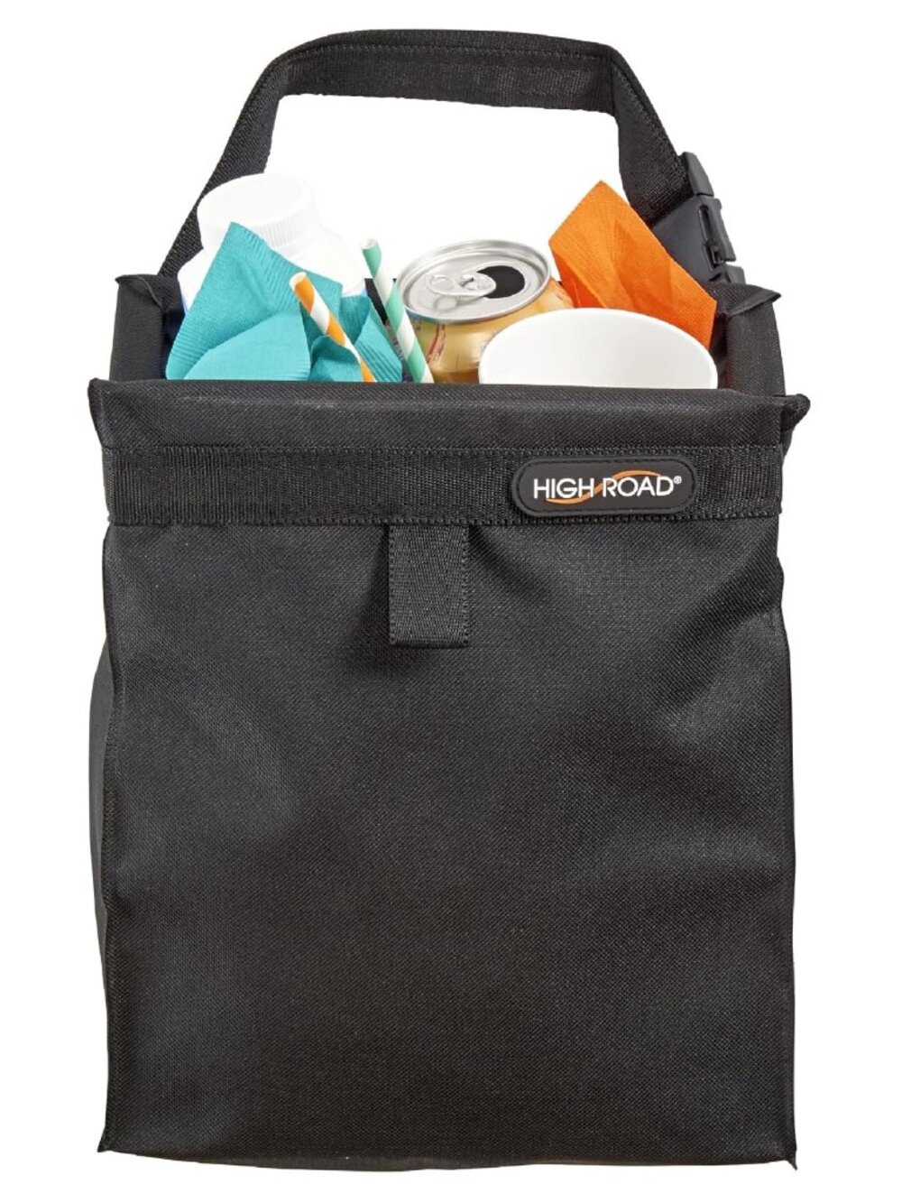TrashStash Hanging Car Trash Can with Push Close Lid